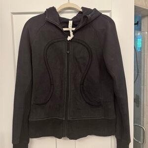 lululemon athletica black scuba hoodie